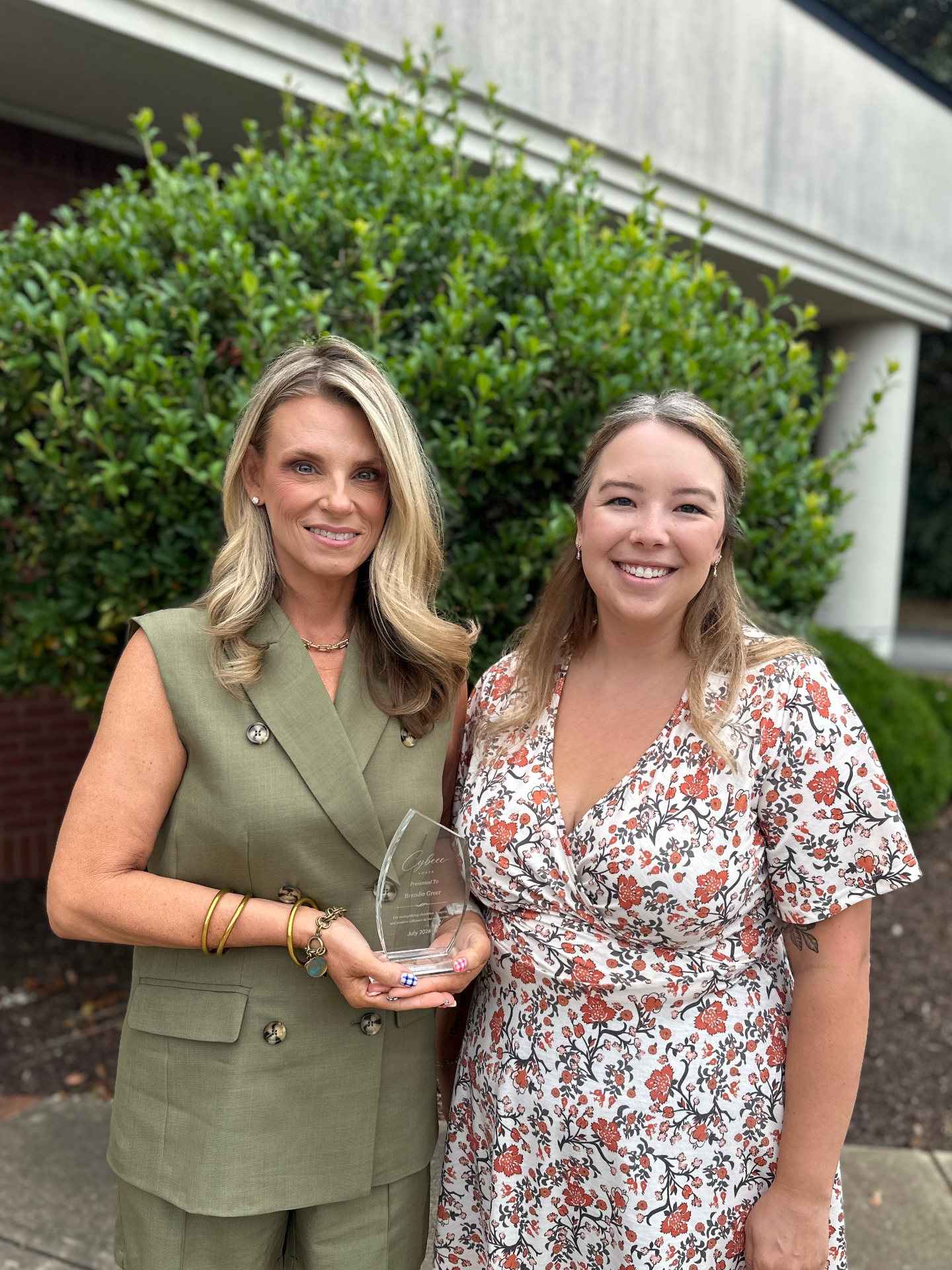 Brandie Greer, Cybeee Award recipient